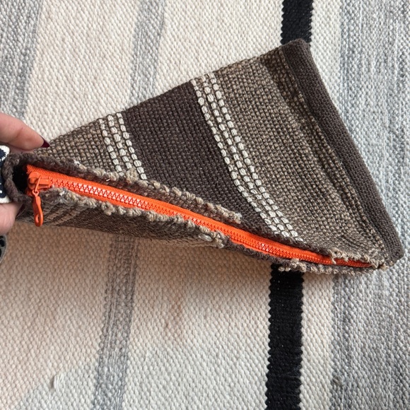 Cleo Gatzeli Oversized Woven Clutch Wristlet